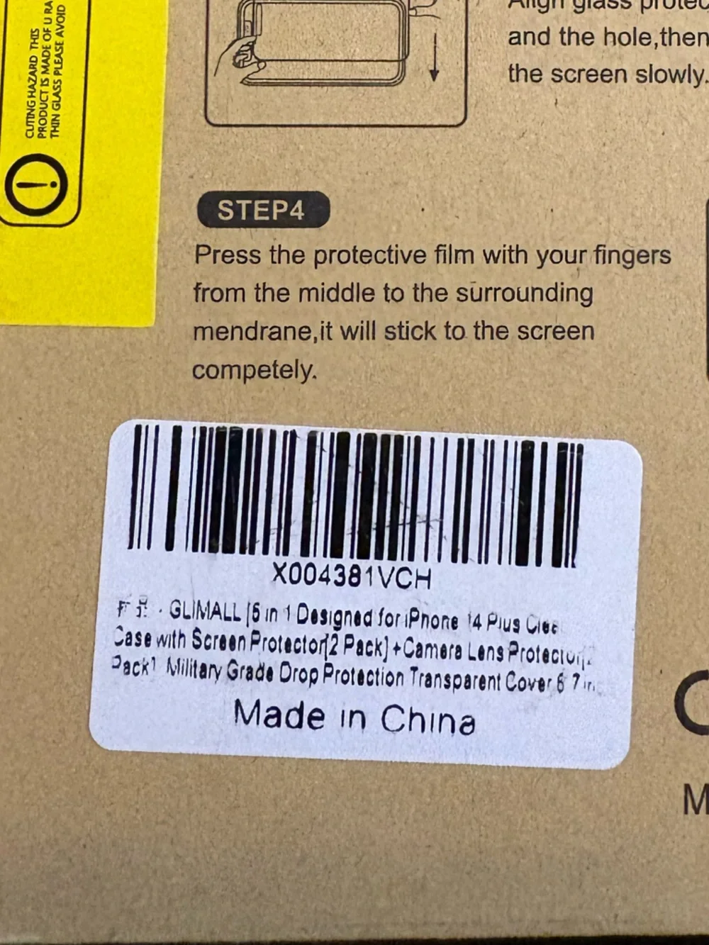 iPhone 14 plus Camera Lens & screen protector kit